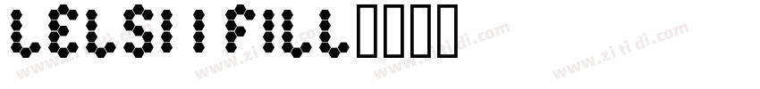 Lelsi 1 fill字体转换